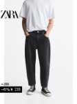 ZARA 남성 오버사이즈 나인 포인트 진 8727405 800의 그림