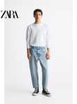 ZARA 남성 오버사이즈 나인 포인트 진 8727405 427의 그림