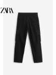 ZARA 여름 신상 남성용 아메리칸 하이 스트리트 스트레이트 워크 스타일 청바지 5862404 800의 그림