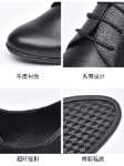 골든 몽키 여성 신발 가을 모델 숙녀 두꺼운 힐 넥타이 작업 전문 정장 통근 신발 5cm 하이힐 여성의 그림