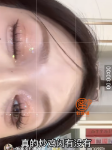 리퀴드 글리터 젤 아이 섀도우 스테이지 메이크업 다이아몬드 파인 글리터 팔레트 바디 메이크업 헤어 빅 샤인 파우더 릴리 메이크업의 그림