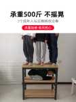 주방 테이블 홈 커팅 테이블 수술대 다기능 선반 바닥 다층 소형 테이블 조리대 맞춤형 주방 테이블의 그림