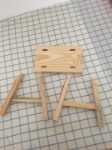 나무 작은 벤치 어린이 장붓 구멍 및 장부 배달 숙제 벤치 벌크 공예 재료 DIY 공예 고등학교 일반 기술의 그림