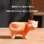 손으로 그린 창의적인 화분의 그림