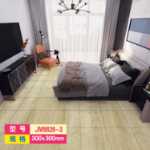 공장 도매 주택 리모델링 PVC 바닥재 가정용 대리석 타일 스티커 석재 플라스틱 바닥재 자체 접착 SPC 바닥재의 그림