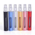 5ml 향수 디스펜서 병 휴대용 향수 스프레이 병 알루미늄 향수병 여행용 화장품 패키지의 그림