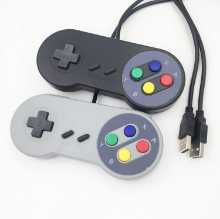 PC 핸들 PC 컴퓨터 게임 컨트롤러 슈프리머시 핸들 슈프리머시 핸들 SNES 핸들의 그림