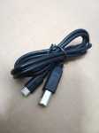프린터 케이블 USB 사각 포트의 그림