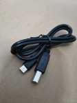 프린터 케이블 USB 사각 포트의 그림
